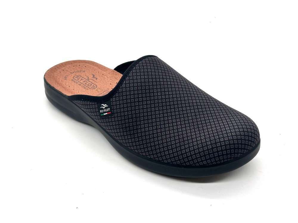 FLY FLOT Ciabatta uomo ALLAI colore nero P7502IE in Pantofole Calzature Durello - Agna, commercioVirtuoso.it