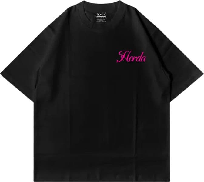 T-Shirt Nera 100% Cotone - Homeless - Made in Italy - 3