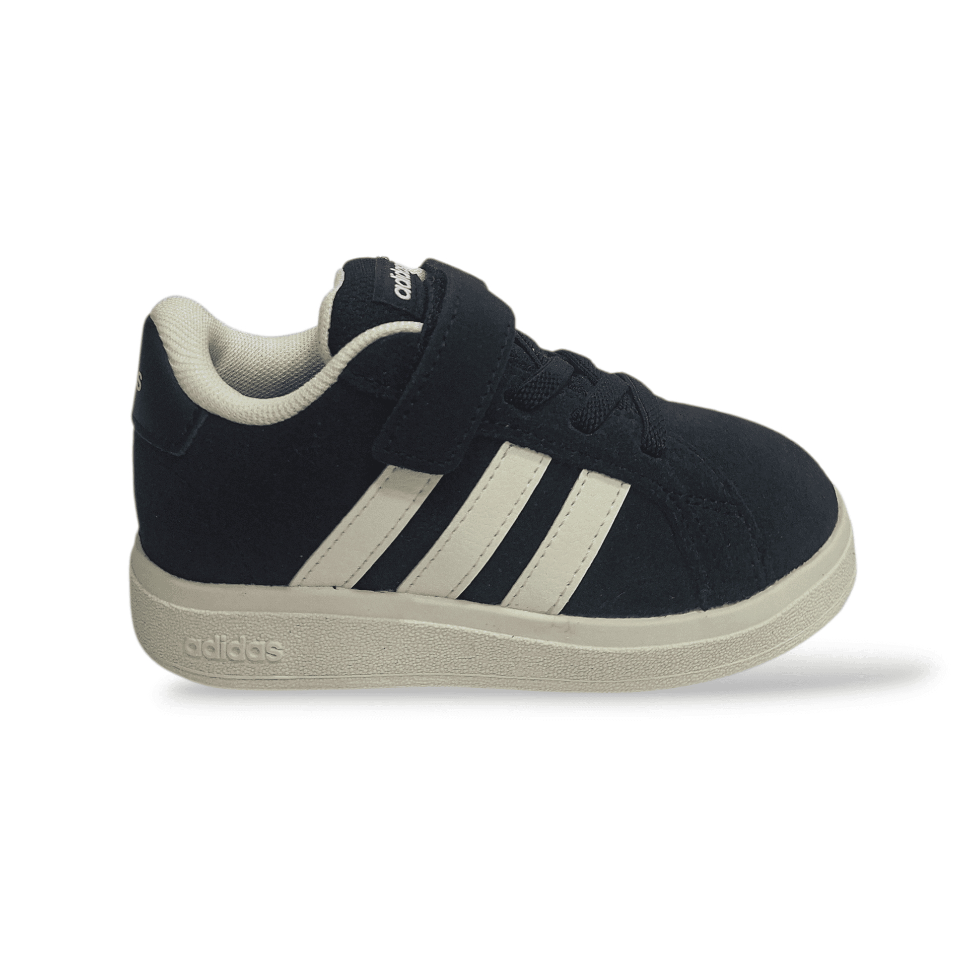 Sneakers bambino Adidas Grand Court nero bianco sportive - 16