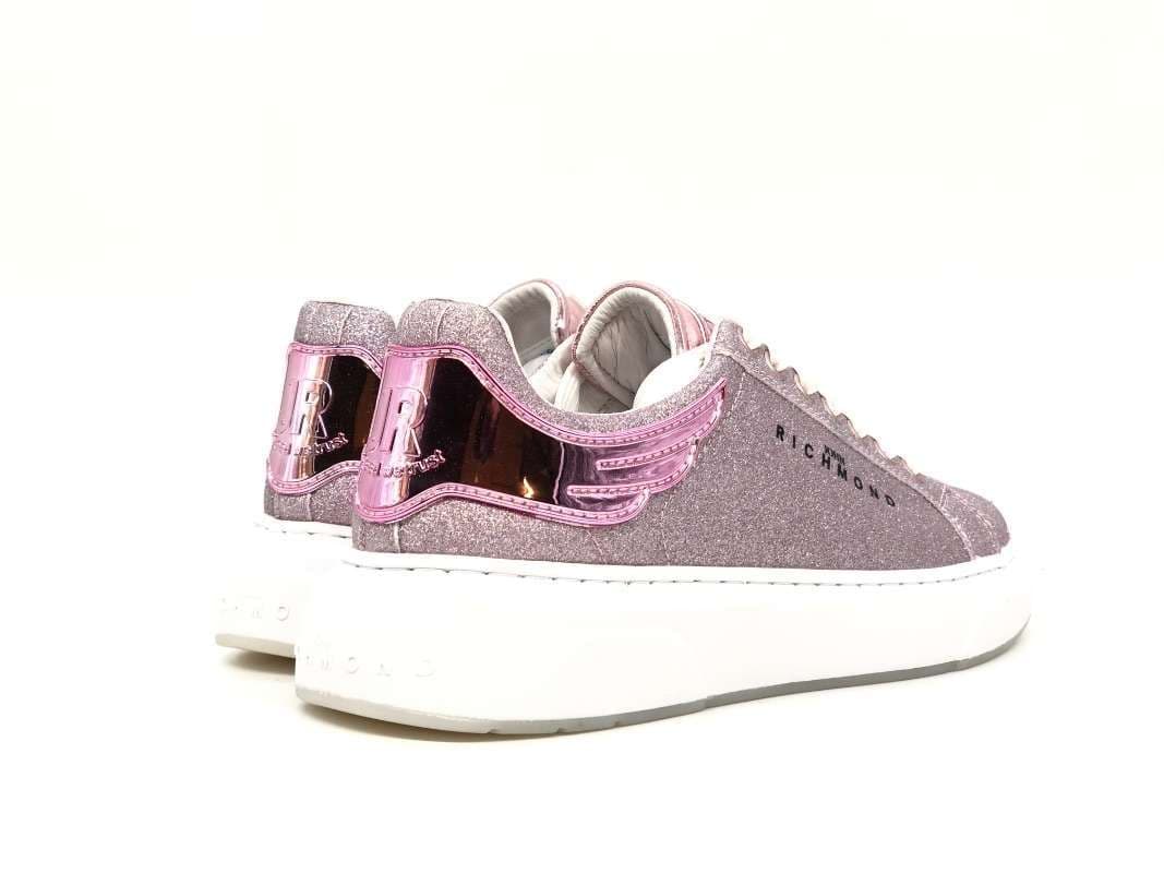 JOHN RICHMOND Sneakers donna Nude micro glitter in Sneaker casual Calzature Durello - Agna, commercioVirtuoso.it