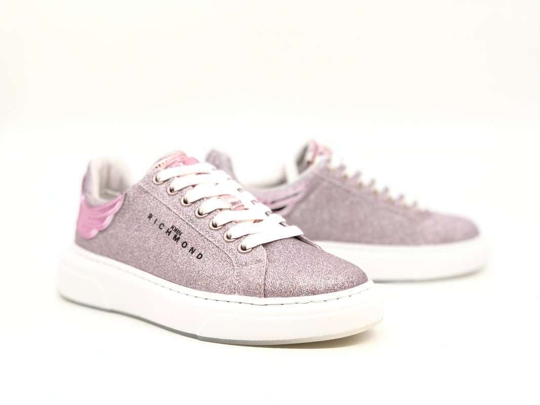 JOHN RICHMOND Sneakers donna Nude micro glitter in Sneaker casual Calzature Durello - Agna, commercioVirtuoso.it