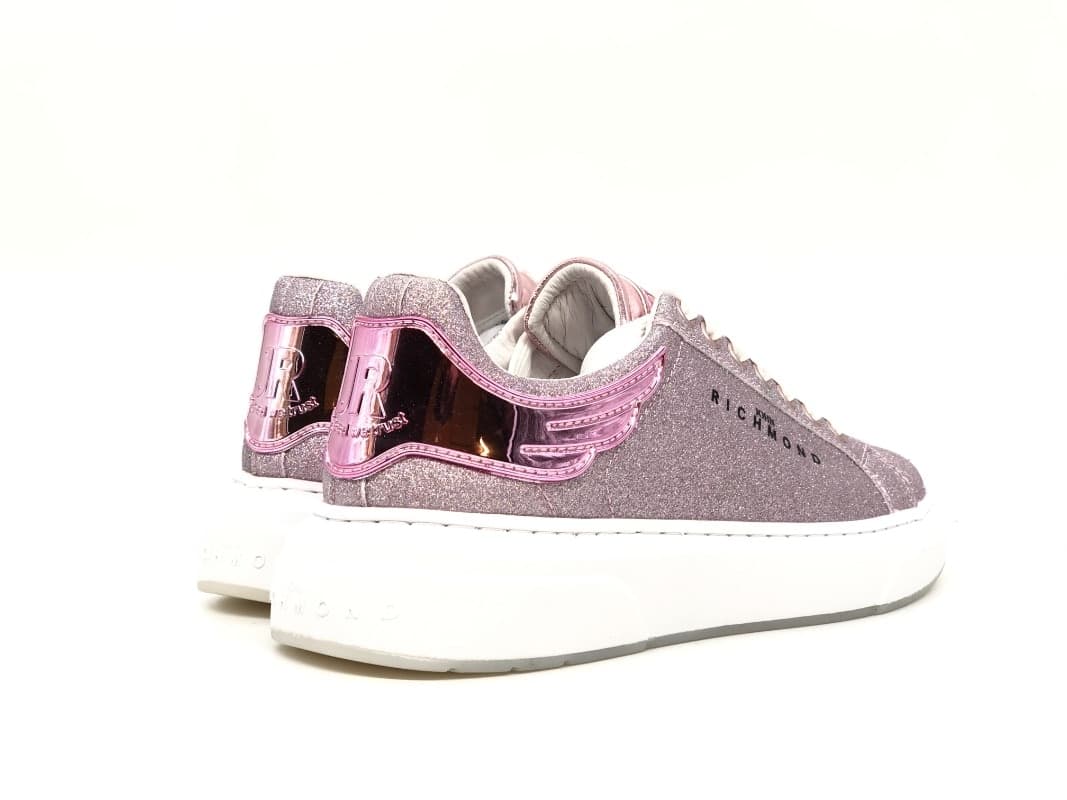 JOHN RICHMOND Sneakers donna Nude micro glitter in Sneaker casual Calzature Durello - Agna, commercioVirtuoso.it