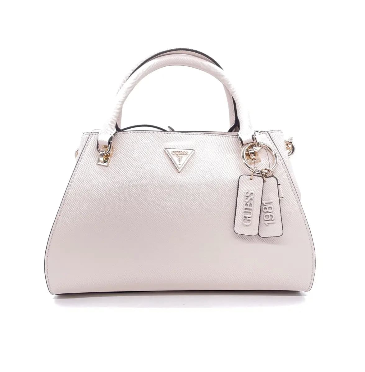 Borsa Guess a mano con tracolla rimovibile doppio scomparto chiusura zip e calamita - 5