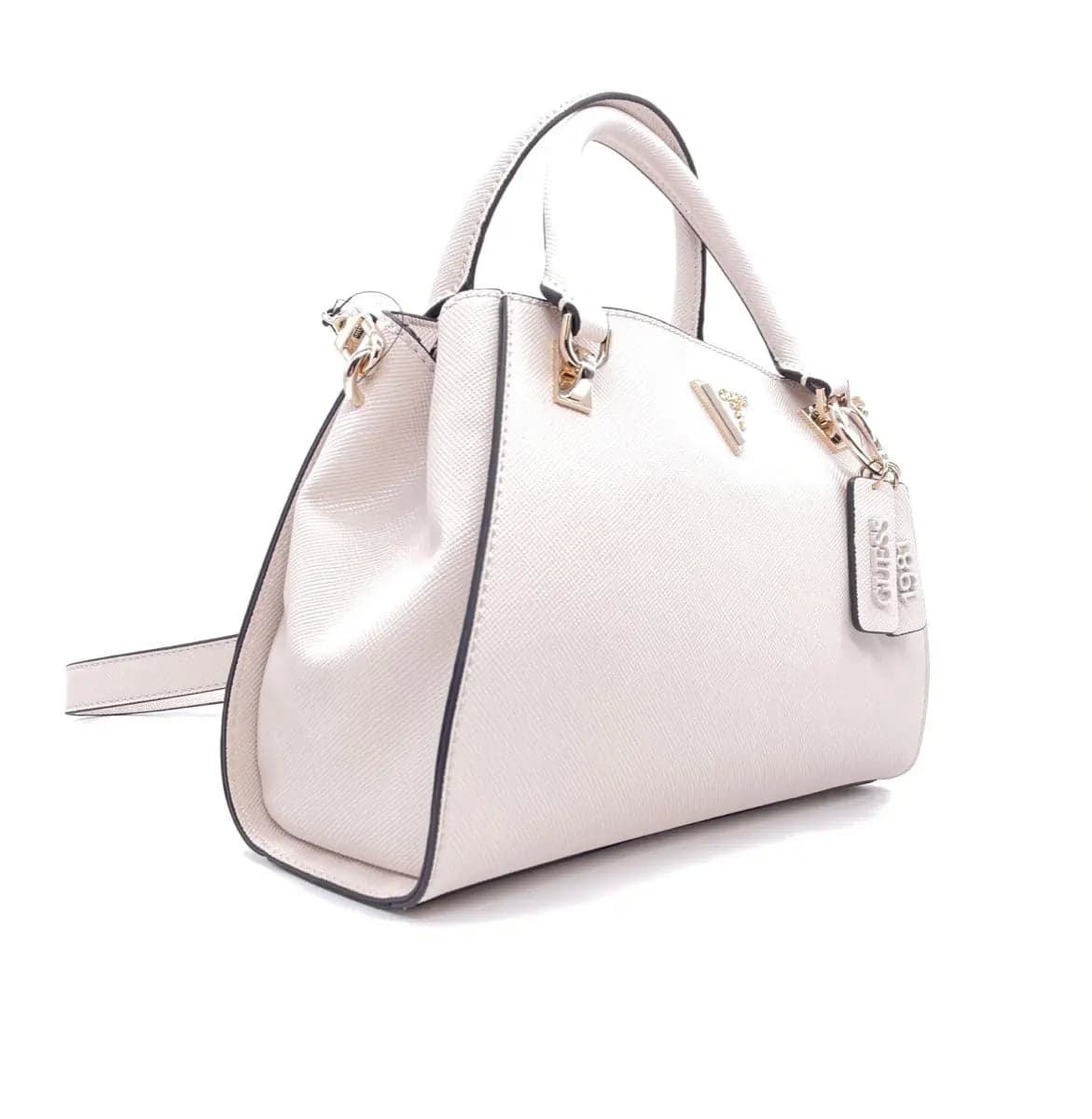 Borsa Guess a mano con tracolla rimovibile doppio scomparto chiusura zip e calamita in Borse a tracolla Calzature Durello - Agna, commercioVirtuoso.it