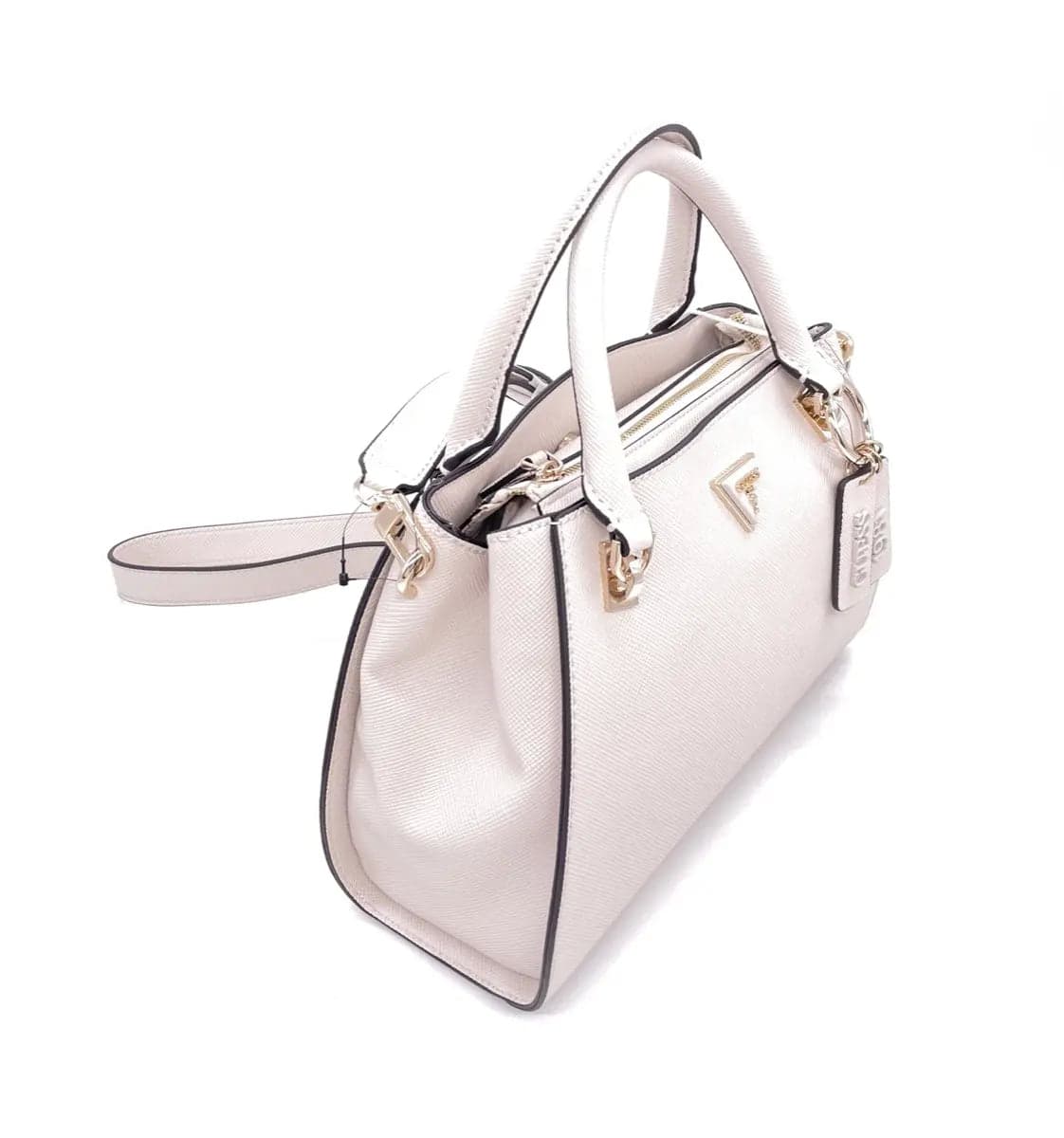Borsa Guess a mano con tracolla rimovibile doppio scomparto chiusura zip e calamita in Borse a tracolla Calzature Durello - Agna, commercioVirtuoso.it