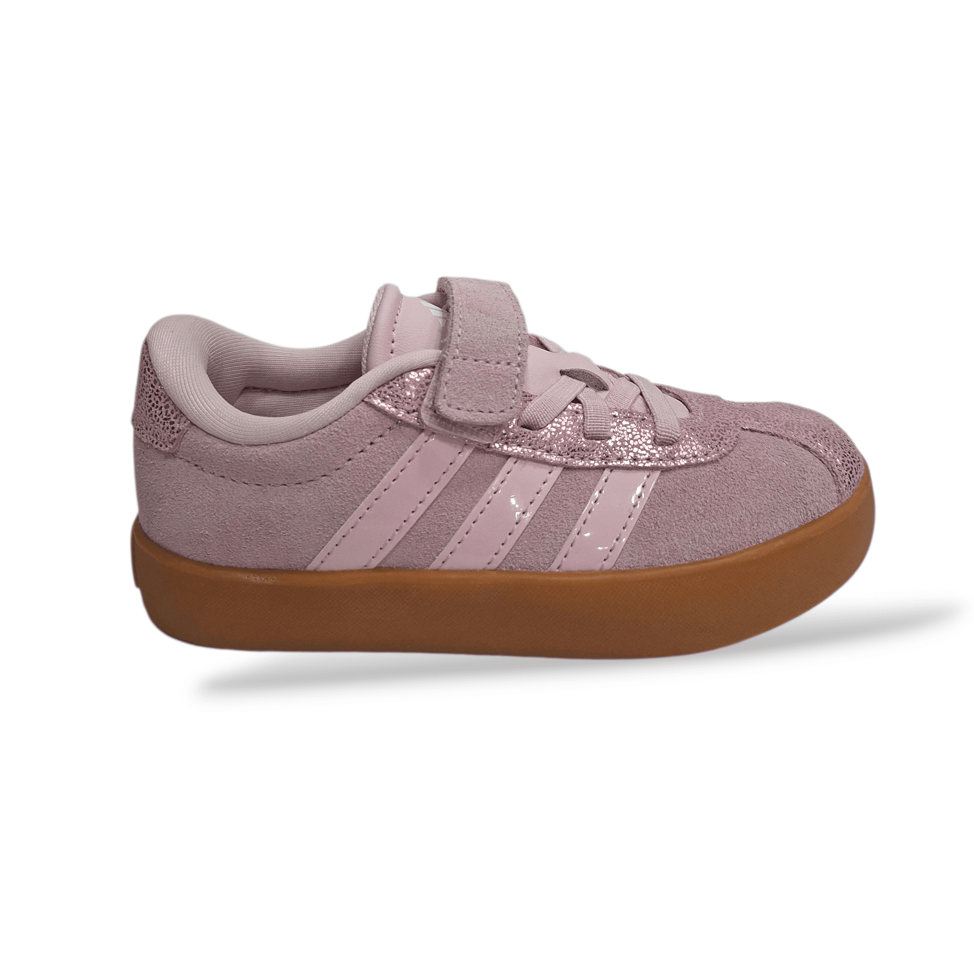 Sneakers bambina Adidas VL Court rosa cipria sportive - 6