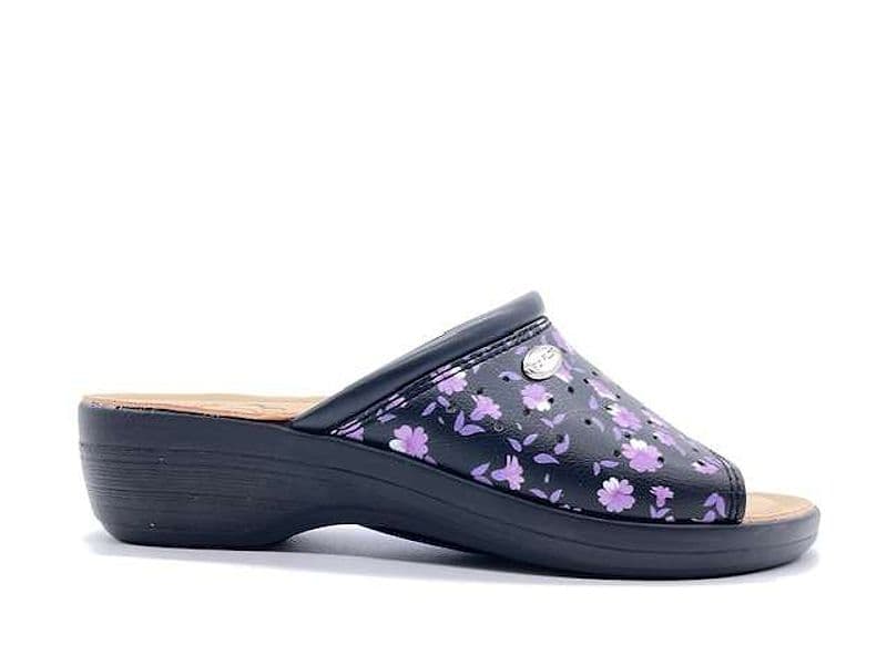 FLY FLOT Ciabatta sanitaria Donna Lilla a fiori in Pantofole Calzature Durello - Agna, commercioVirtuoso.it
