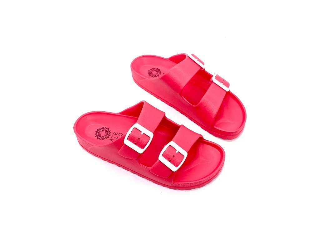 ATENEO Ciabatte sottopiede Birkenstock Rosso in Zoccoli Calzature Durello - Agna, commercioVirtuoso.it