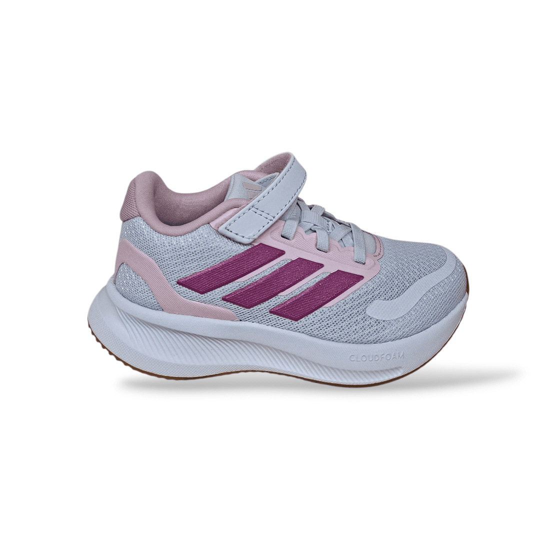 Adidas Runfalcon Bambina Bianco Rosa Fuxia | Scarpe Sportive con Velcro Primavera Estate - 12