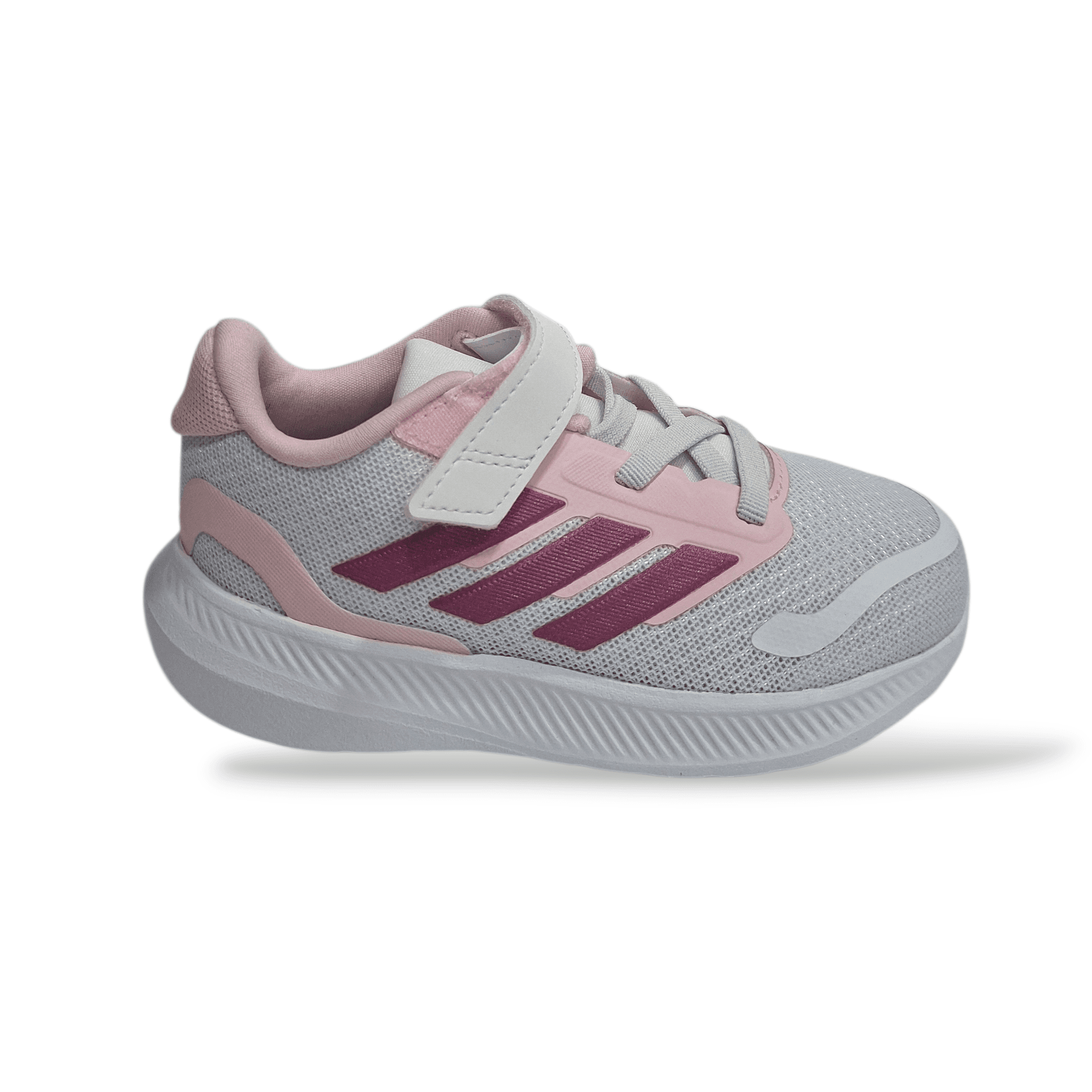 Adidas Runfalcon Bambina Bianco Rosa Fuxia | Scarpe Sportive con Velcro Primavera Estate - 11