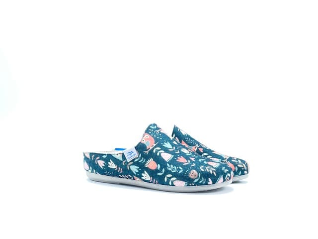 FLY FLOT Ciabatte Chiuse Donna Amantea Petrolio - 5