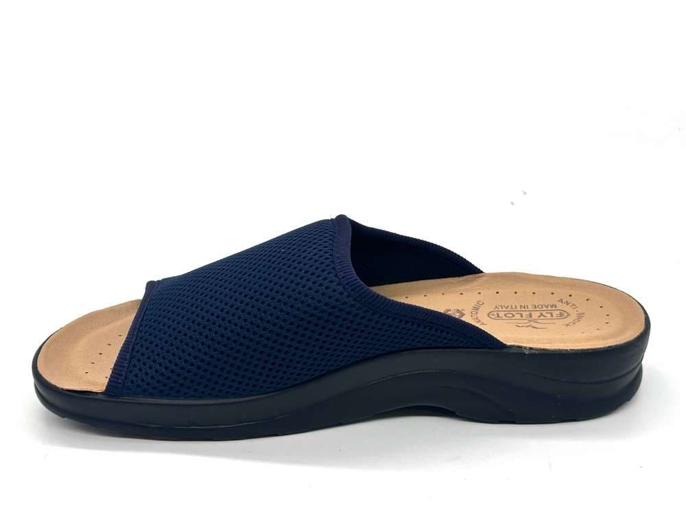 FLY FLOT Ciabatta uomo aperta a fascia blu in Pantofole Calzature Durello - Agna, commercioVirtuoso.it