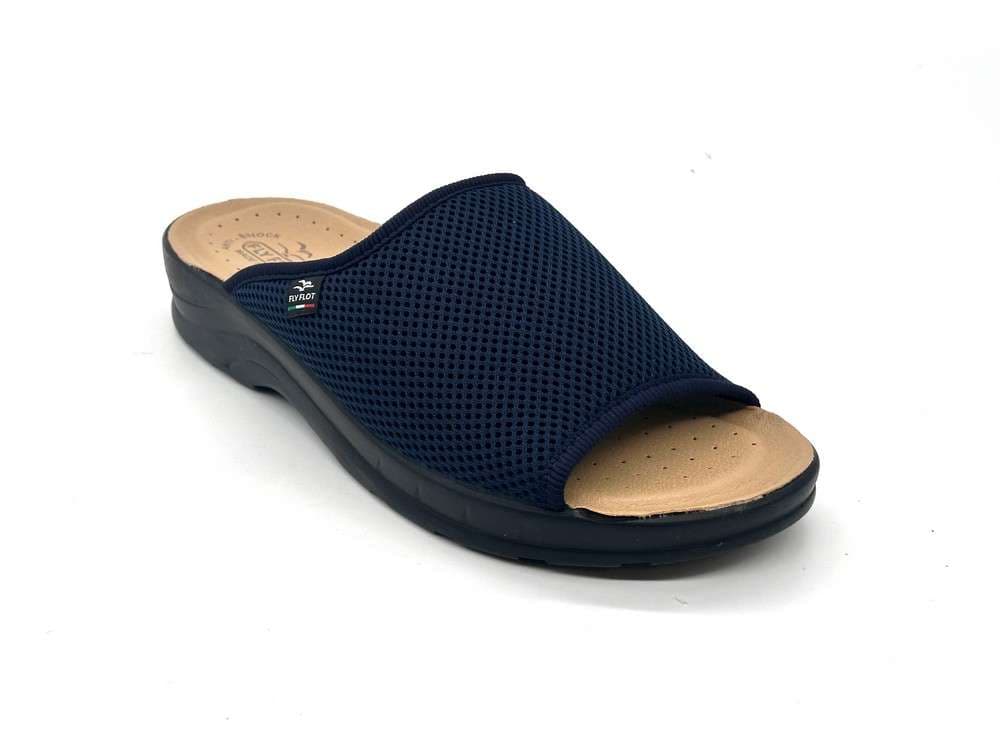 FLY FLOT Ciabatta uomo aperta a fascia blu in Pantofole Calzature Durello - Agna, commercioVirtuoso.it