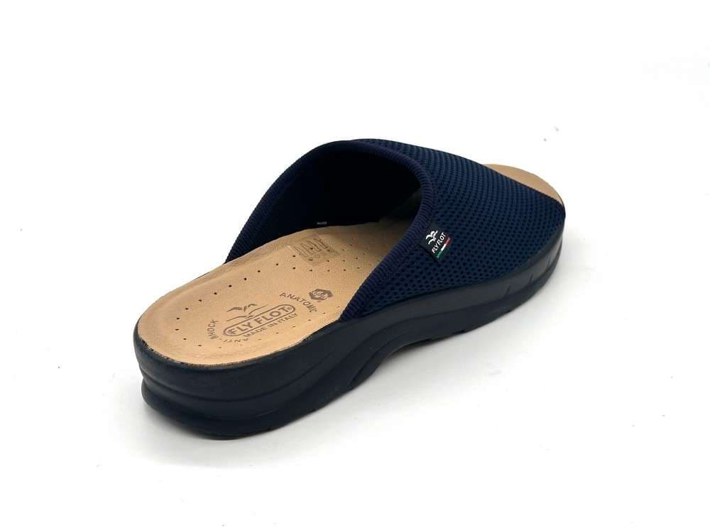 FLY FLOT Ciabatta uomo aperta a fascia blu - 4