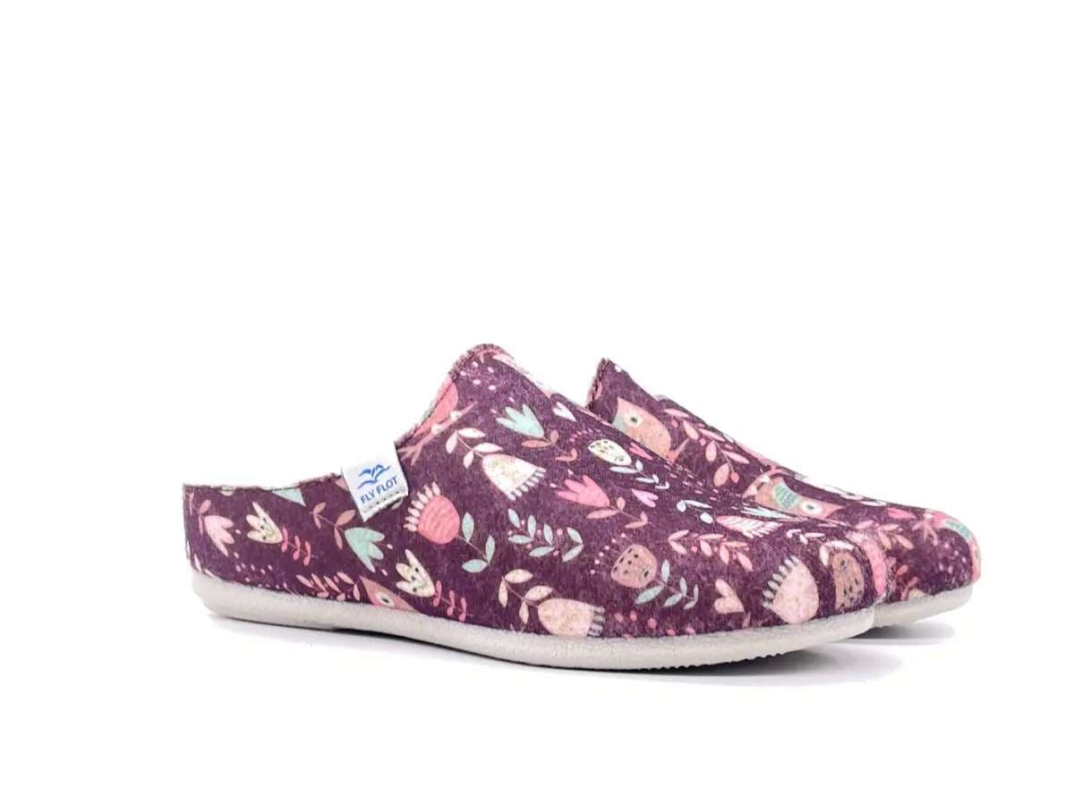 FLY FLOT Ciabatte Chiuse Donna Amantea Prugna