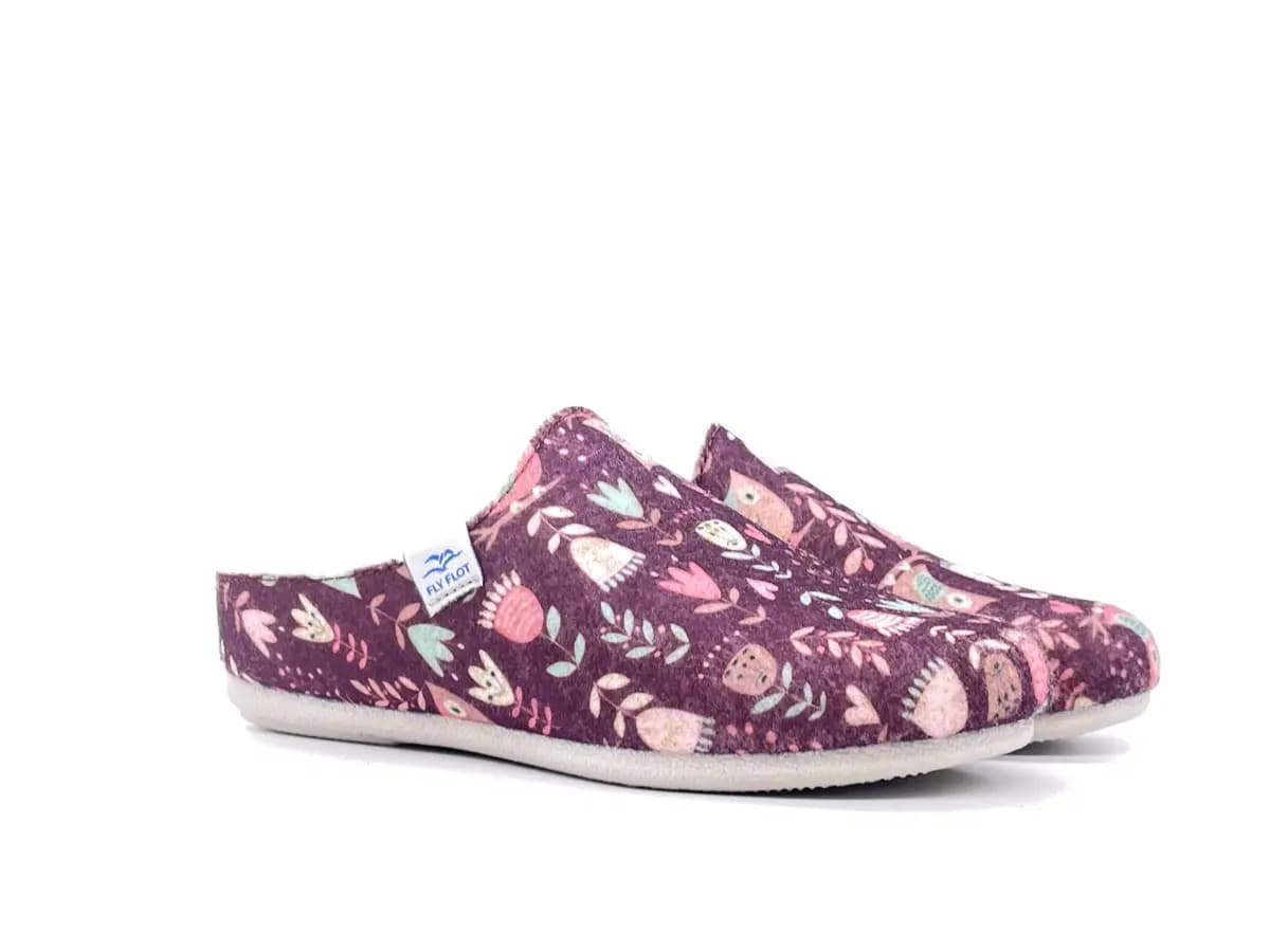 FLY FLOT Ciabatte Chiuse Donna Amantea Prugna - 5