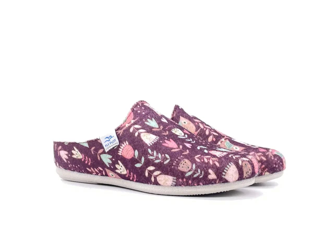 FLY FLOT Ciabatte Chiuse Donna Amantea Prugna in Pantofole Calzature Durello - Agna, commercioVirtuoso.it