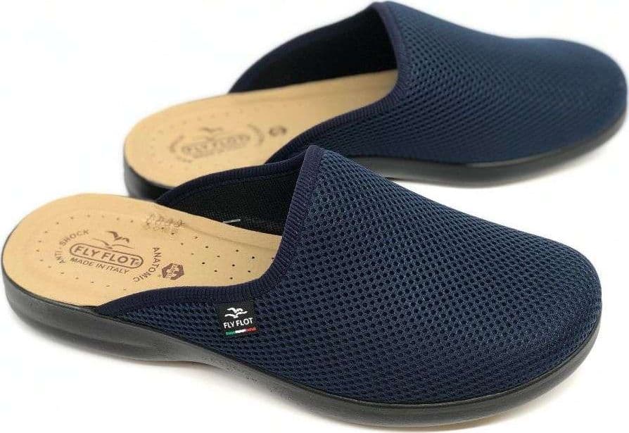 FLY FLOT Ciabatte chiuse uomo blu in Pantofole Calzature Durello - Agna, commercioVirtuoso.it