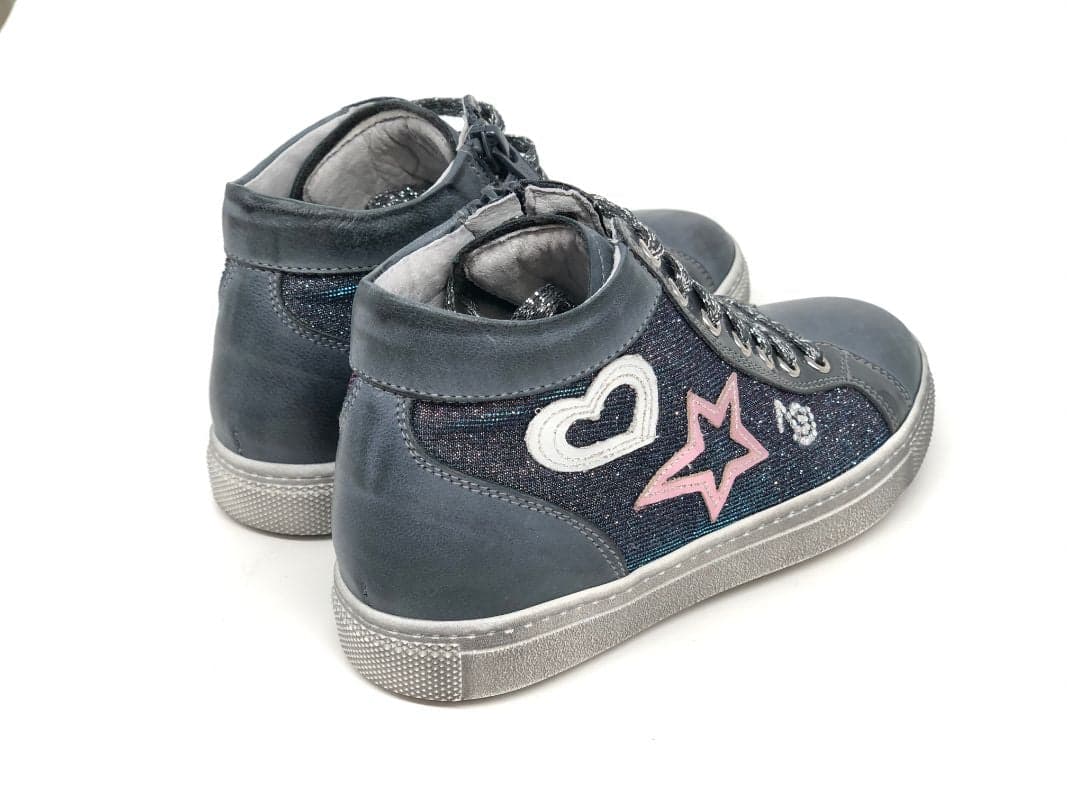 NERO GIARDINI Sneakers bimba blu mid in Sneaker casual Calzature Durello - Agna, commercioVirtuoso.it