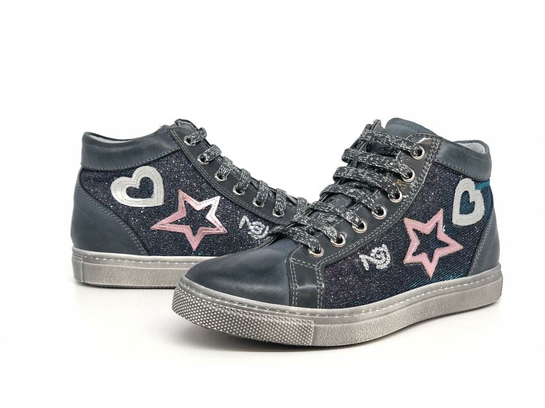 NERO GIARDINI Sneakers bimba blu mid in Sneaker casual Calzature Durello - Agna, commercioVirtuoso.it