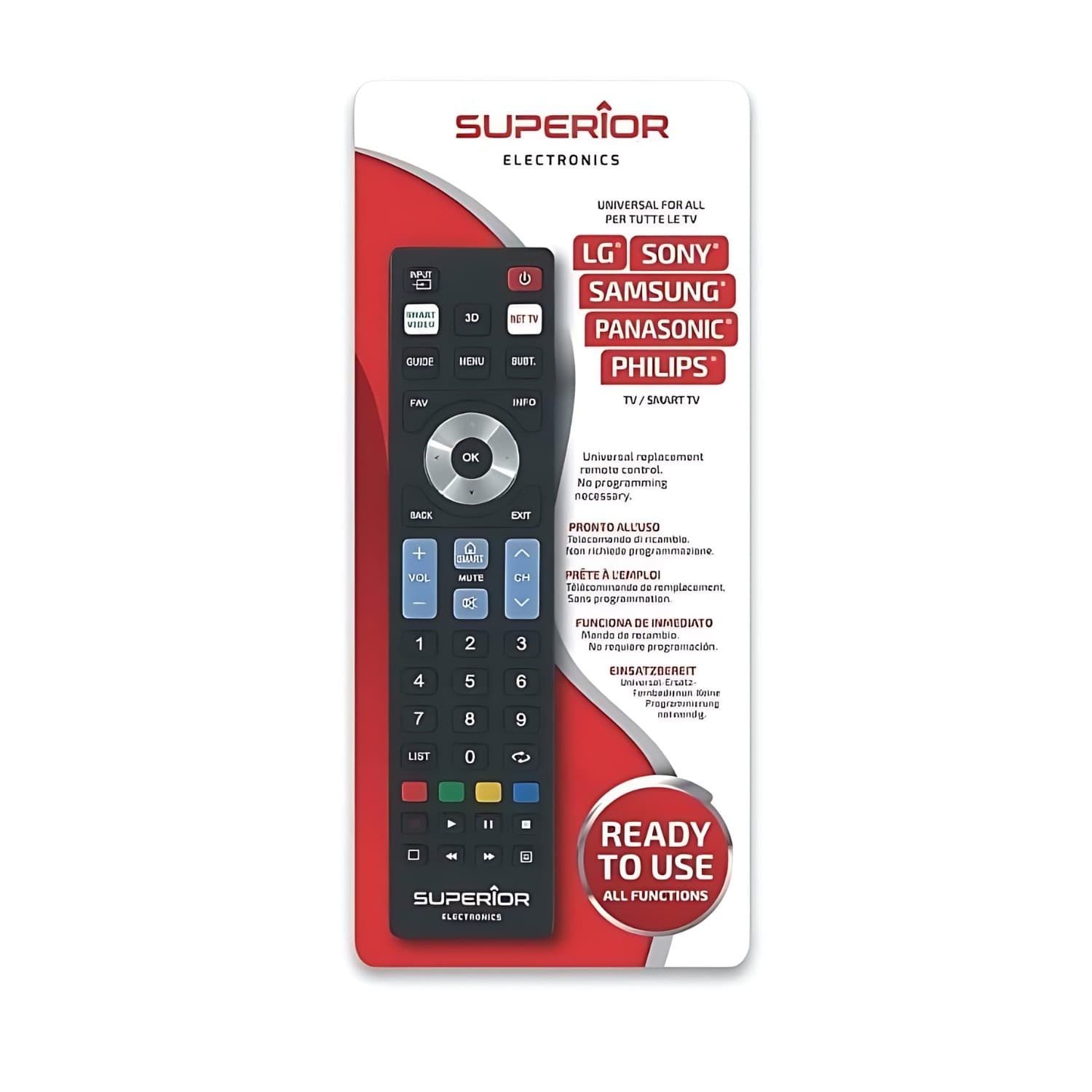 Superior Telecomando Universale Samsung LG Panasonic Sony Philips R5 - 5