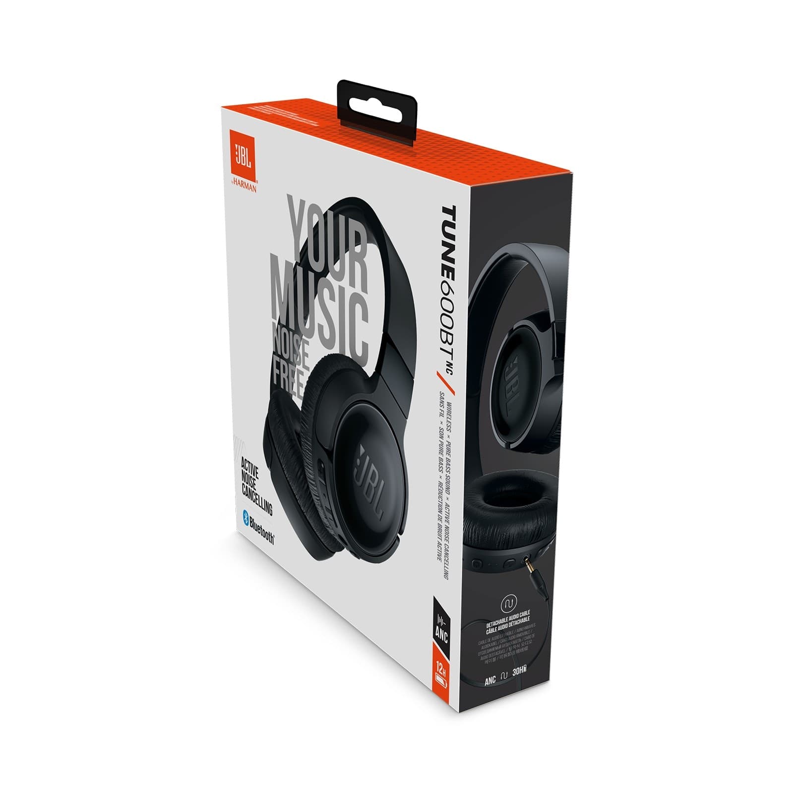 JBL Tune 600BT NC Auricolare Con cavo e senza cavo A Padiglione Musica e Chiamate Bluetooth Nero - 9