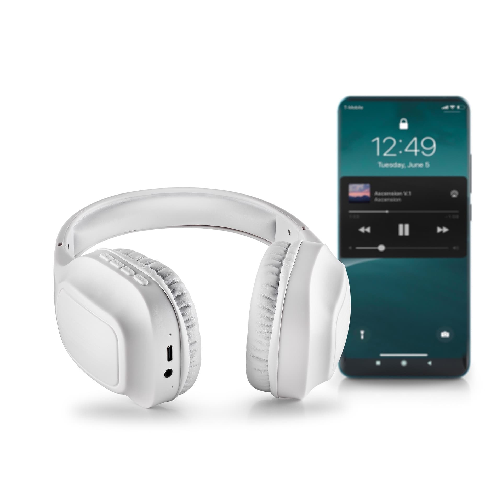NGS Cuffie Bluetooth +Mic Artica Wrath White - 6