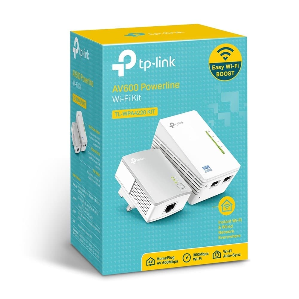 POWERLINE KIT EXTENDER AV600 WIRELESS 300MBPS TP-LINK TL-WPA4220KIT - 6