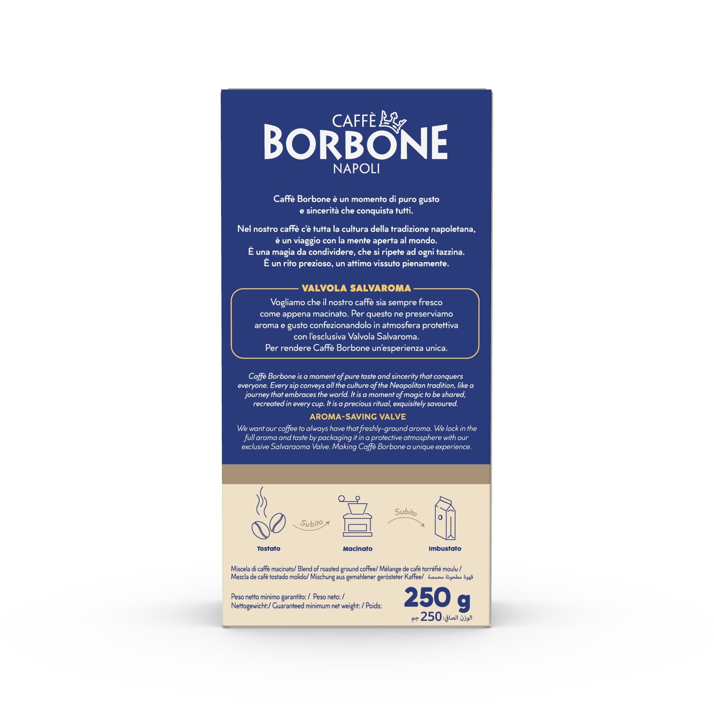 Borbone Caffe Macinato Blu Nobile 250g - 2