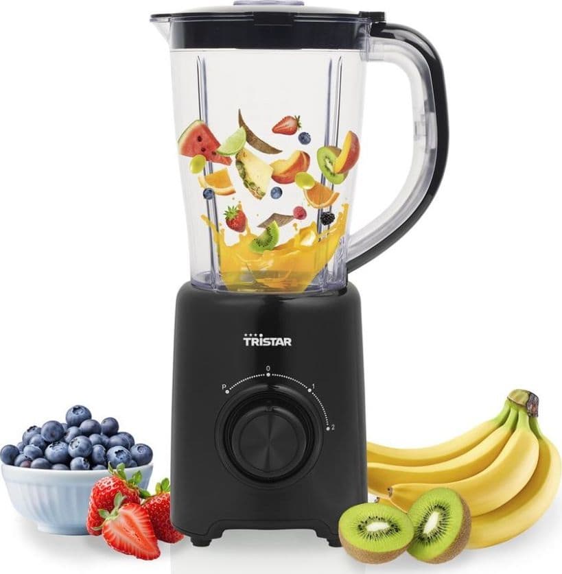 Tristar BL-4476 frullatore 1,5 L Frullatore per sportivi 500 W Nero