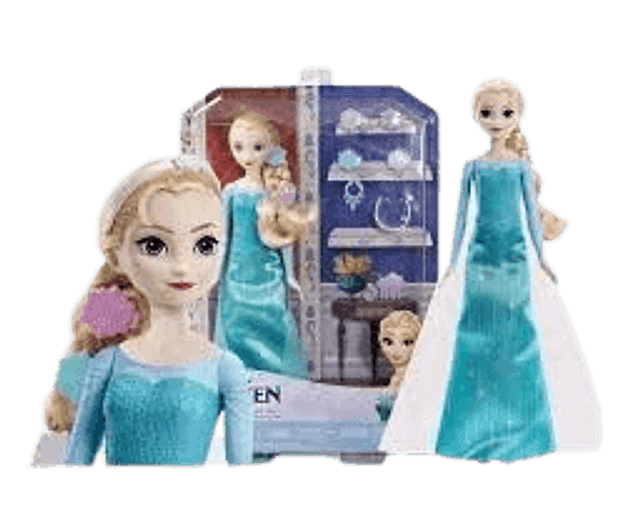 Mattel - Disney Frozen Elsa Bambola con accessori HMD56 - 4