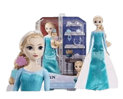 Mattel - Disney Frozen Elsa Bambola con accessori HMD56 - 4