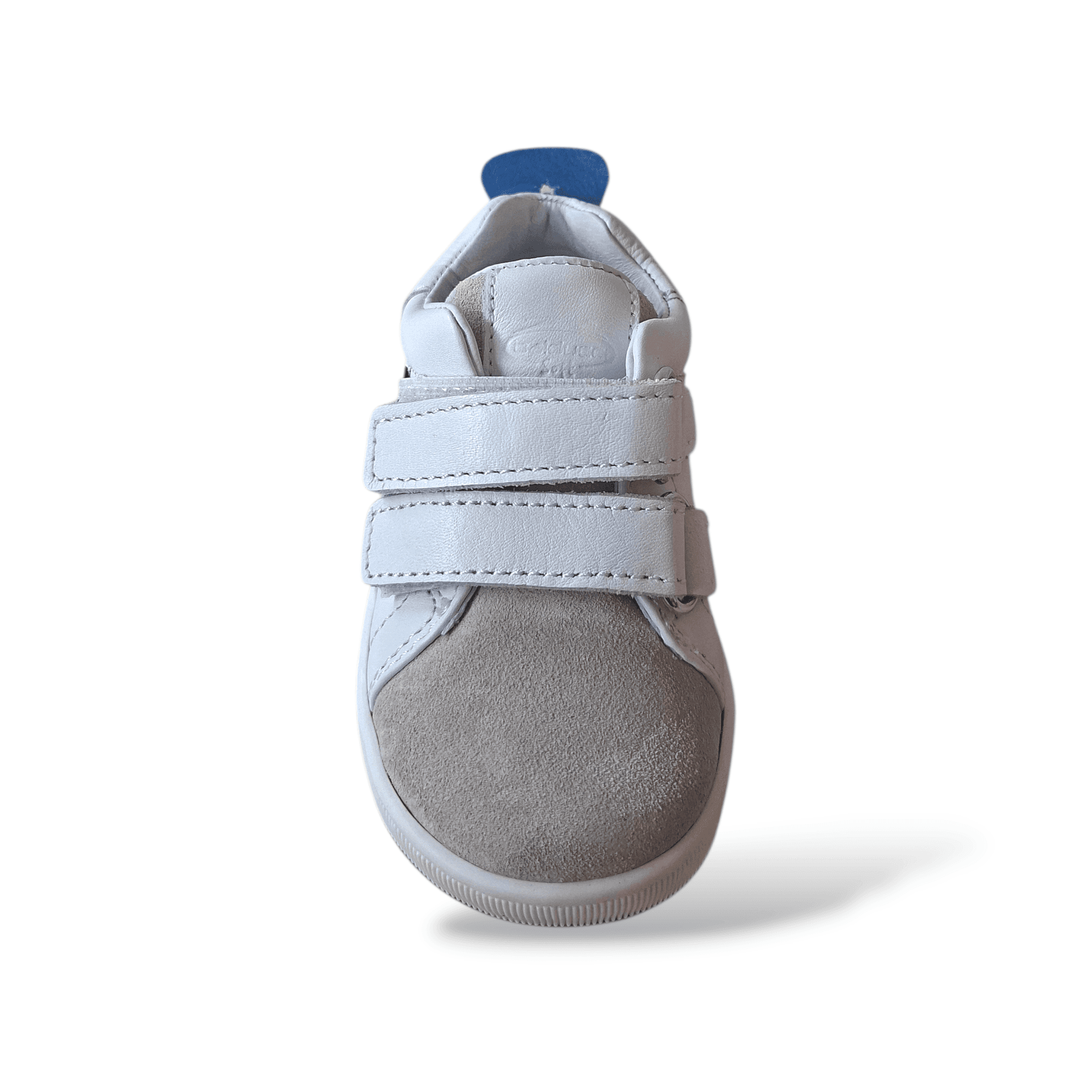 Scarpe Primi Passi Bambino Balducci Cita Soft Pelle Bianco Grigio Blue Made in Italy in Ballerine Scarpetteria Gica - Trani, commercioVirtuoso.it