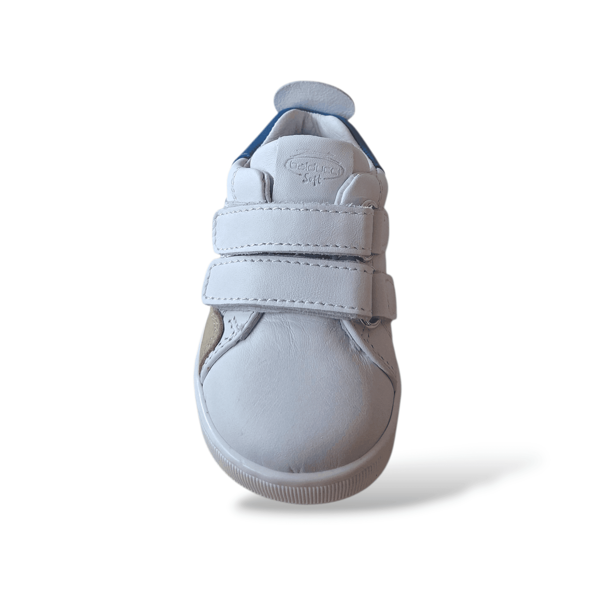 Scarpe Primi Passi Bambino Balducci Cita Soft Pelle Bianco Beige Bluette Made in Italy in Ballerine Scarpetteria Gica - Trani, commercioVirtuoso.it