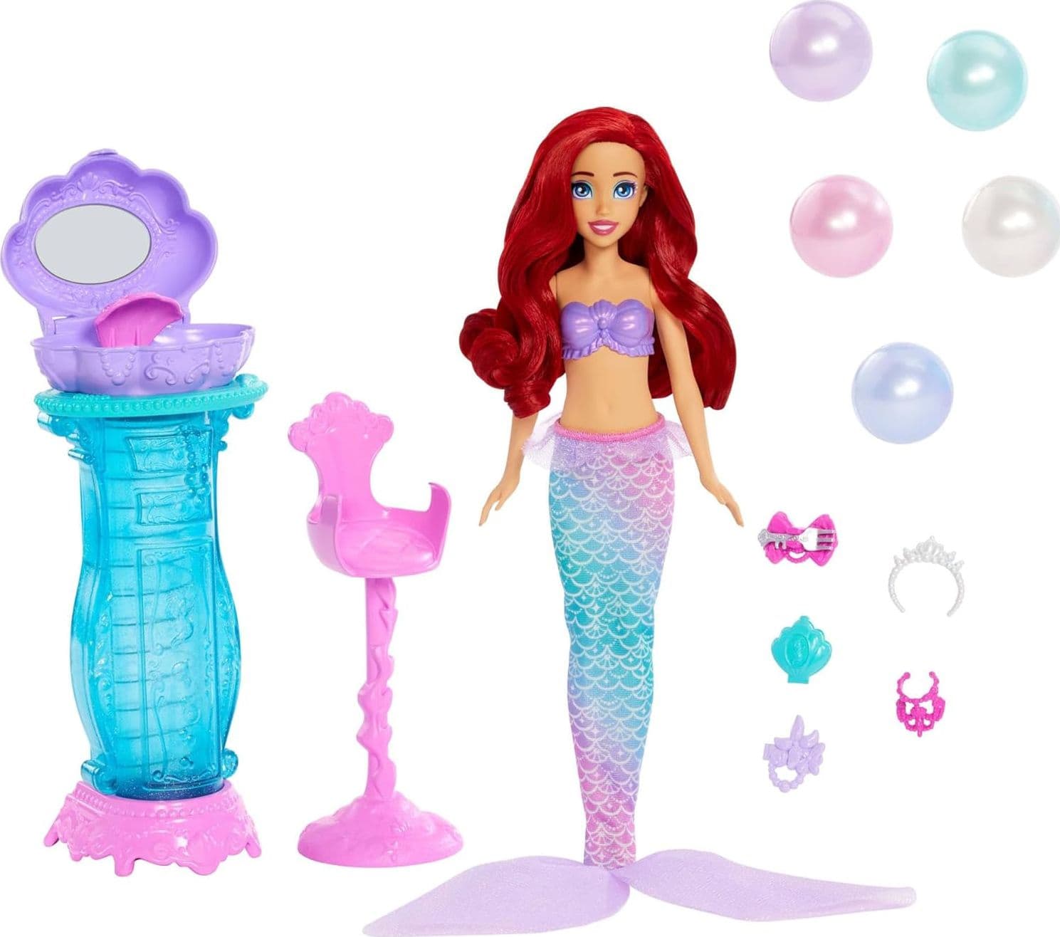 Mattel - Disney Princess Ariel e la Specchiera Magica JBF86 - 5