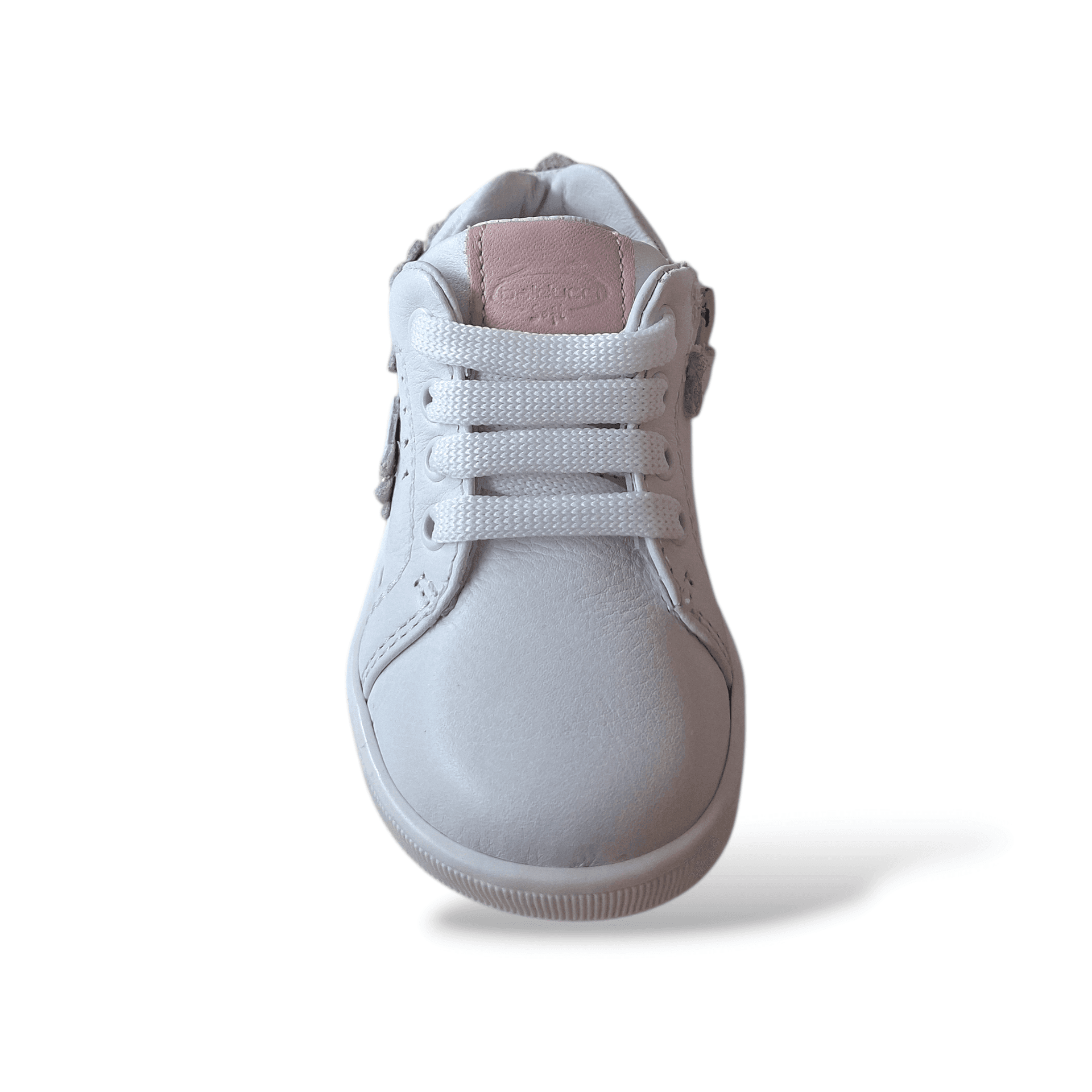 Scarpe Primi Passi Bambina Balducci Cita Soft Pelle Bianco Laccio Zip Made in Italy in Ballerine Scarpetteria Gica - Trani, commercioVirtuoso.it