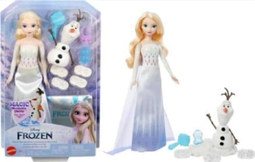 Mattel - Frozen ed Olaf con Pasta e Timbri HYH10 - 3