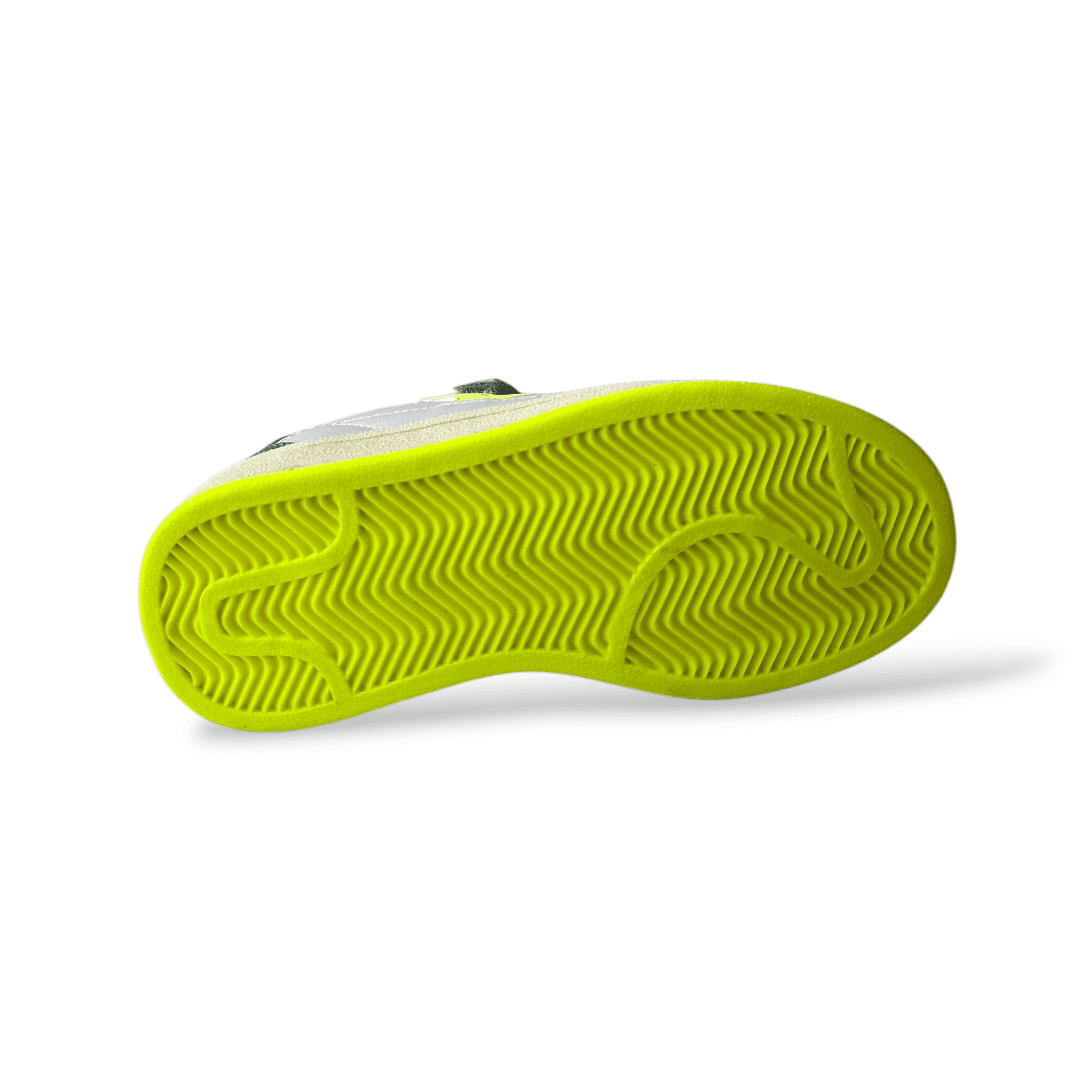 Victoria Smash Sneakers Bambino Bianco Pelle – Verde Grigio Giallo con Velcro | Taglie 28-35 - 5