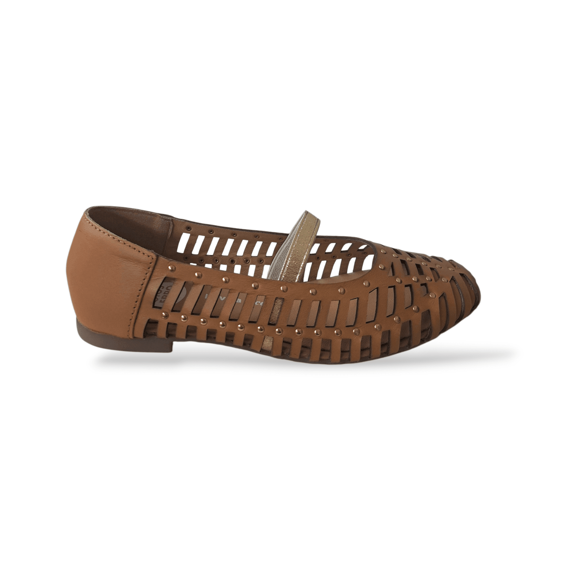 Ballerine Bambina Gioseppo Palayan | Pelle Cuoio Platino Traforate Slip-On Eleganti Versatili - 6