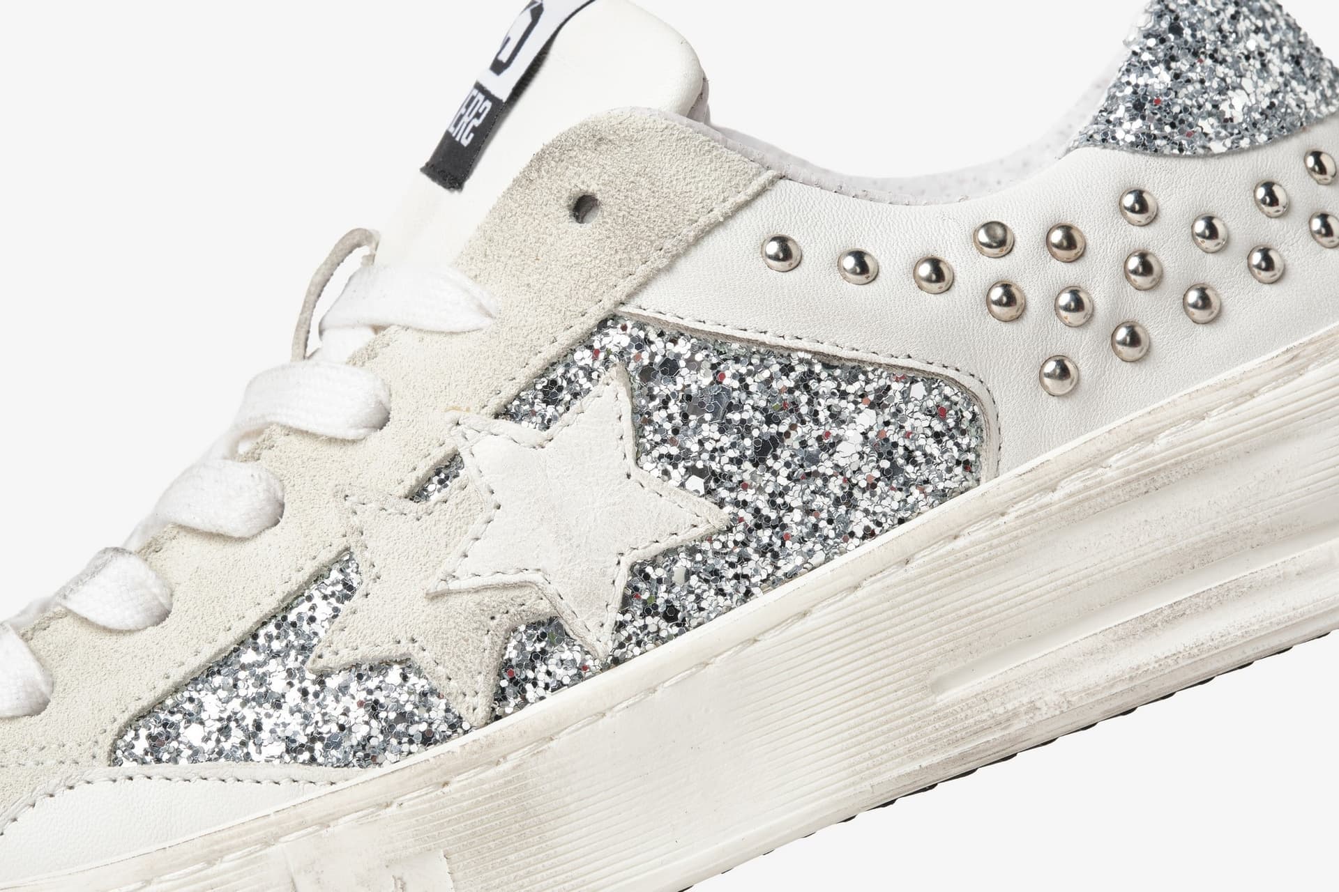 2Star sneakers donna Enjoy star bianco argento 2SD5078 064 - 4