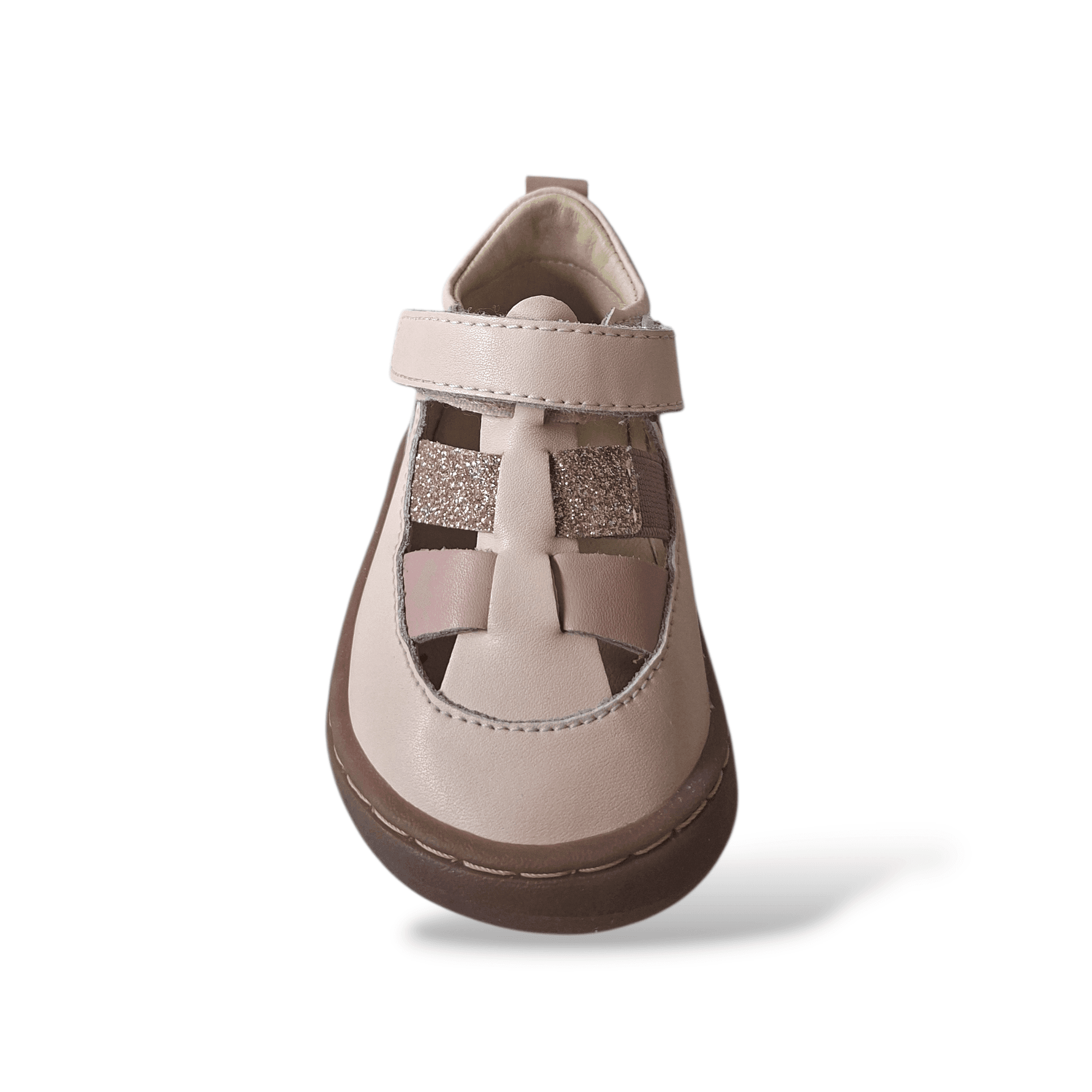 Ragnetto bambina Gioseppo Carver cipria pelle velcro barefoot primi passi in Ballerine Scarpetteria Gica - Trani, commercioVirtuoso.it