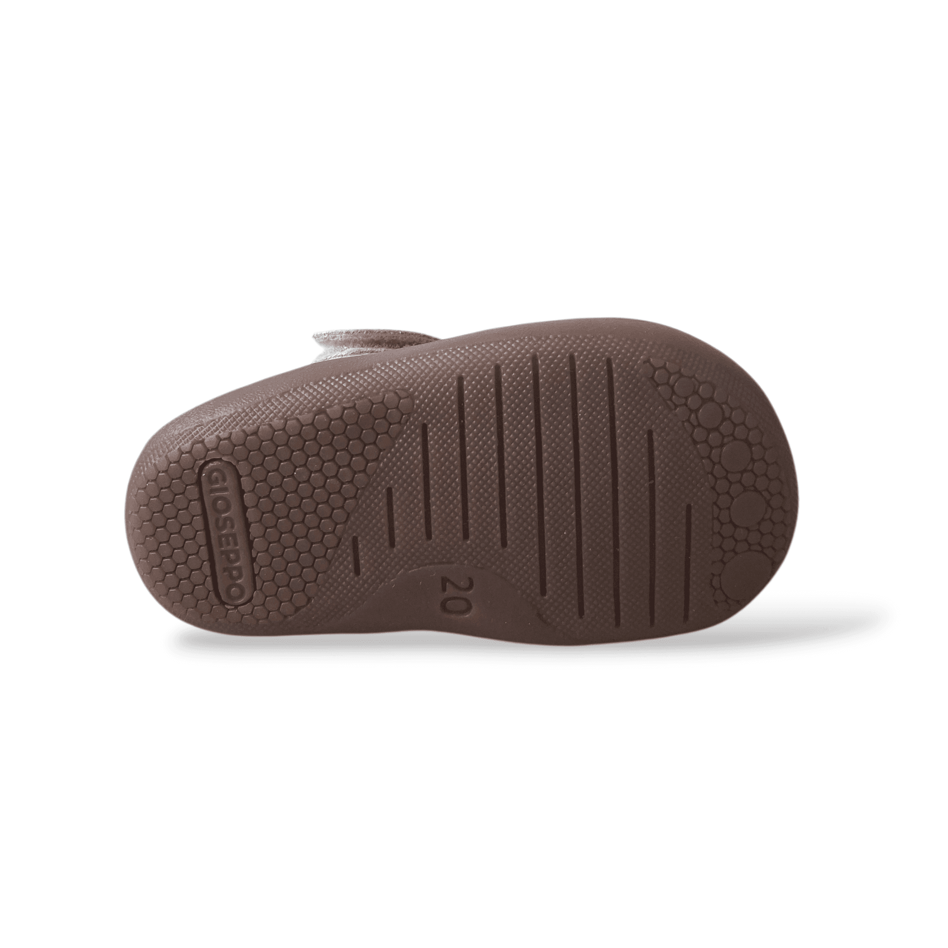 Ragnetto Semiaperto Bambina Gioseppo Carver | Pelle Cipria Beige Barefoot Velcro Primi Passi - 5