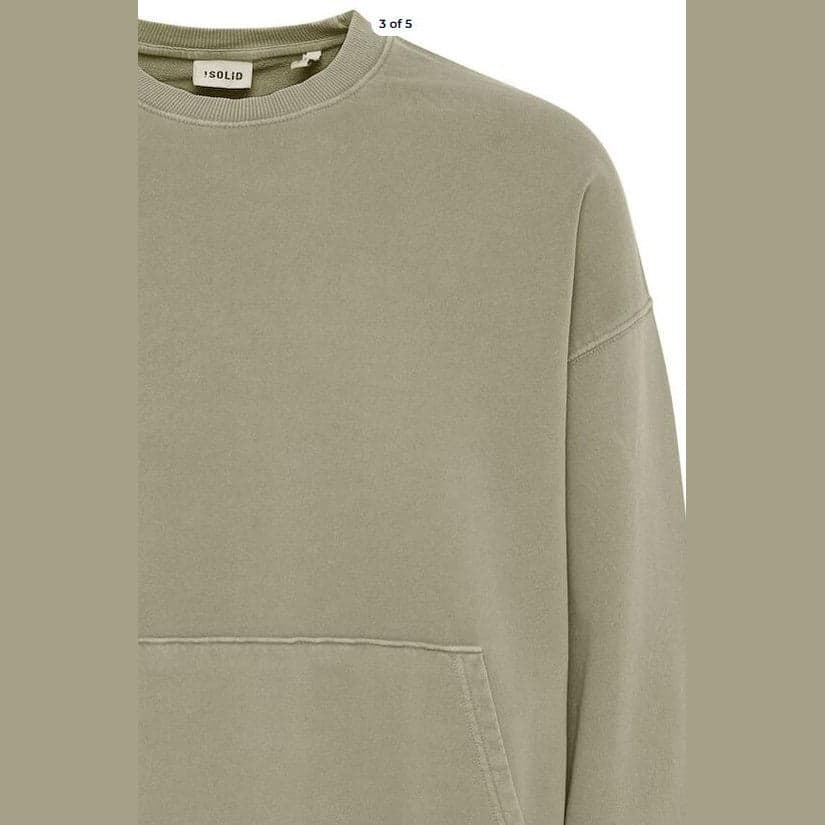 Felpa Solid Wynn Green in Felpe senza cappuccio Glad Store - Genova, commercioVirtuoso.it