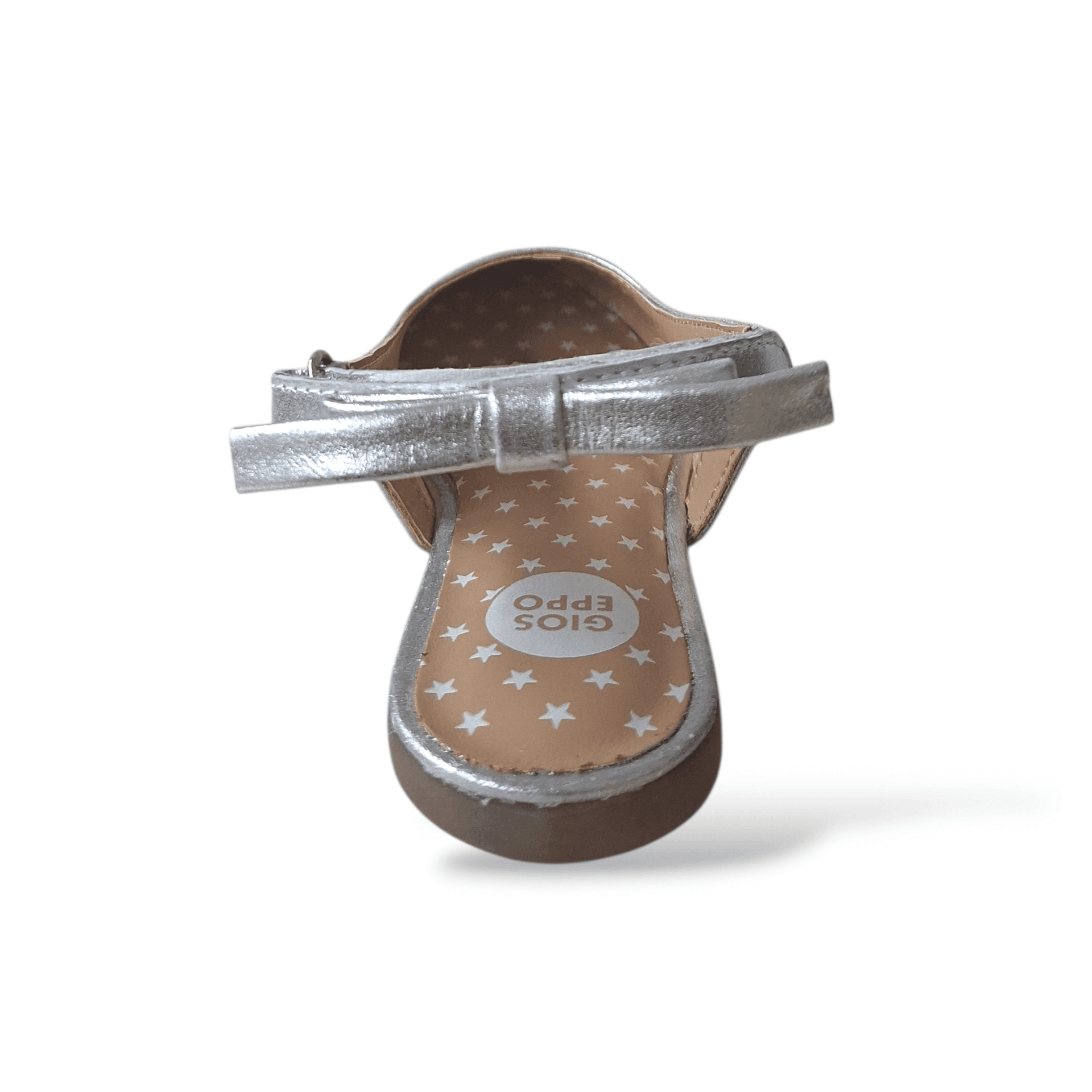 Ballerine bambina Gioseppo Bagley argento pelle velcro slingback eleganti in Ballerine Scarpetteria Gica - Trani, commercioVirtuoso.it
