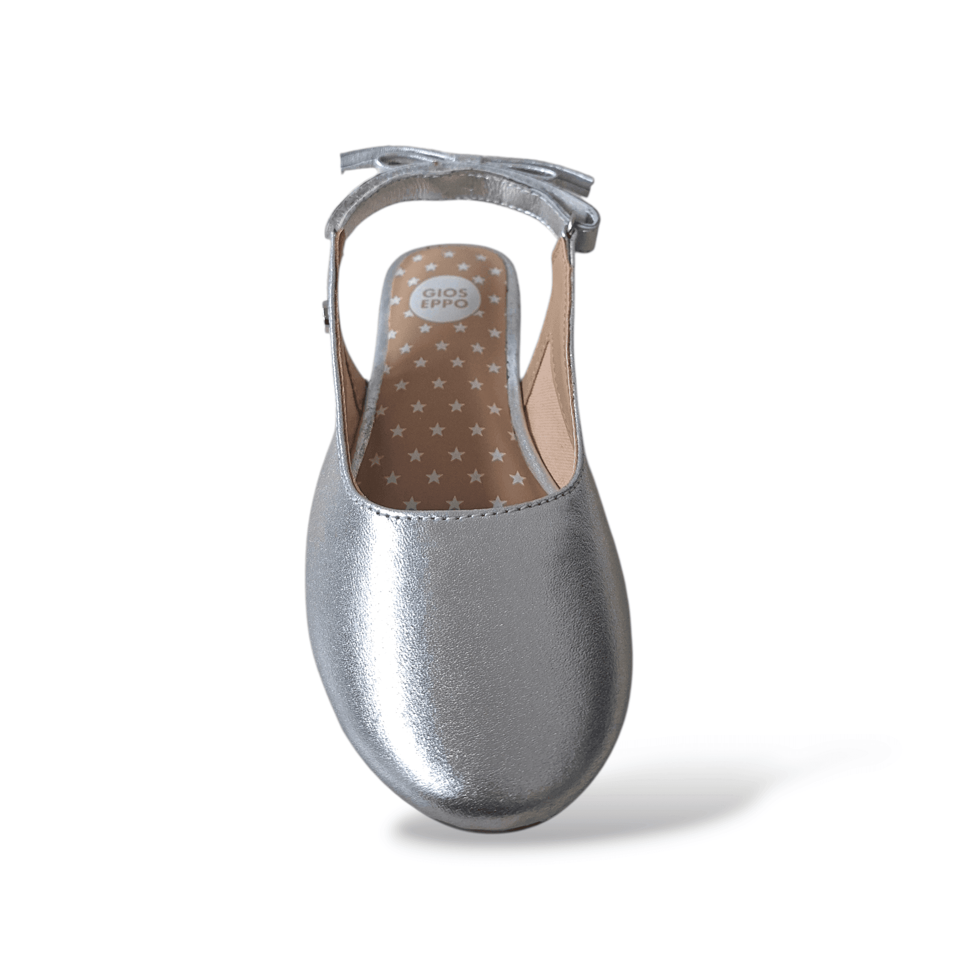 Ballerine bambina Gioseppo Bagley argento pelle velcro slingback eleganti in Ballerine Scarpetteria Gica - Trani, commercioVirtuoso.it