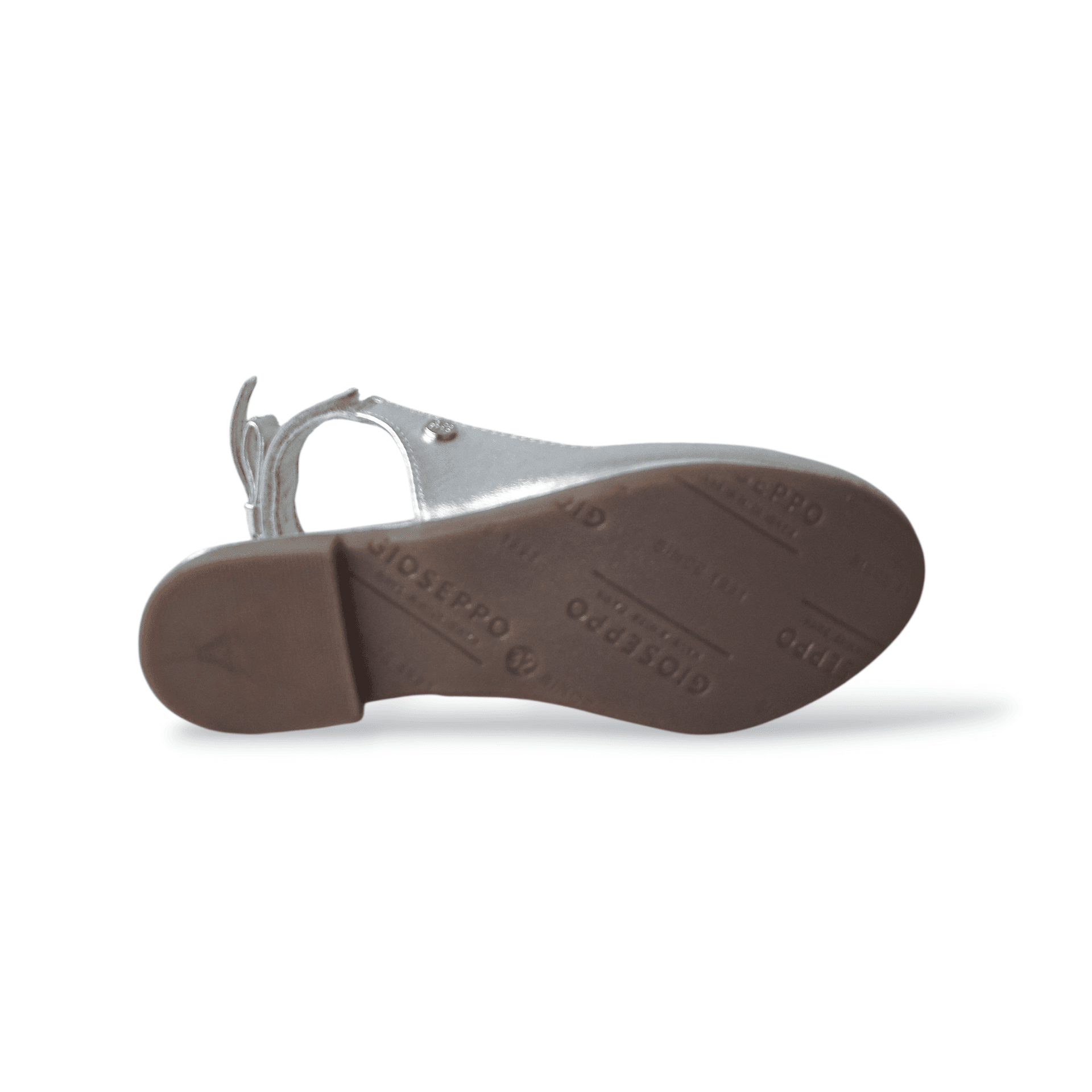 Ballerine bambina Gioseppo Bagley argento pelle velcro slingback eleganti in Ballerine Scarpetteria Gica - Trani, commercioVirtuoso.it