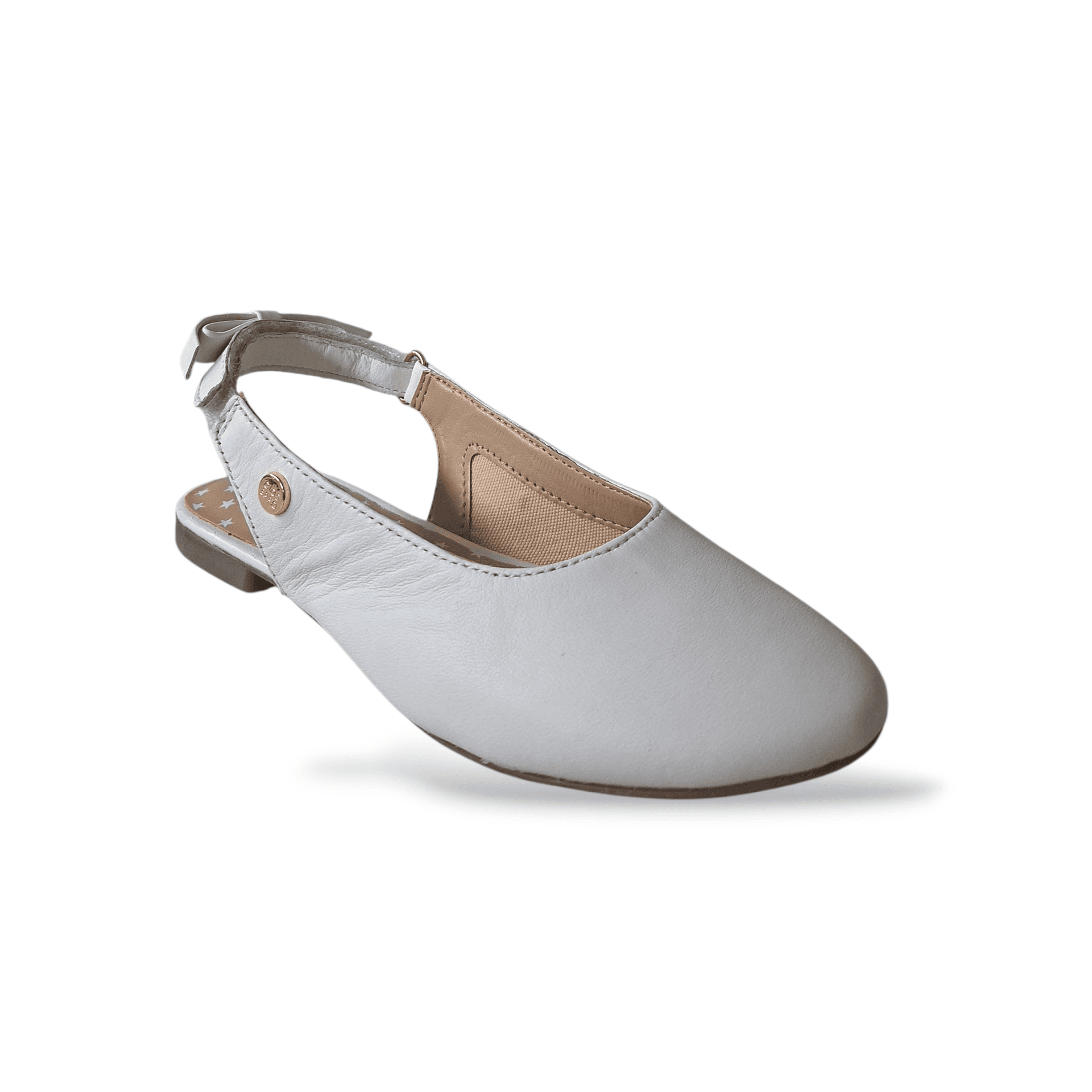 Ballerine bambina Gioseppo Bagley bianco pelle velcro slingback eleganti in Ballerine Scarpetteria Gica - Trani, commercioVirtuoso.it