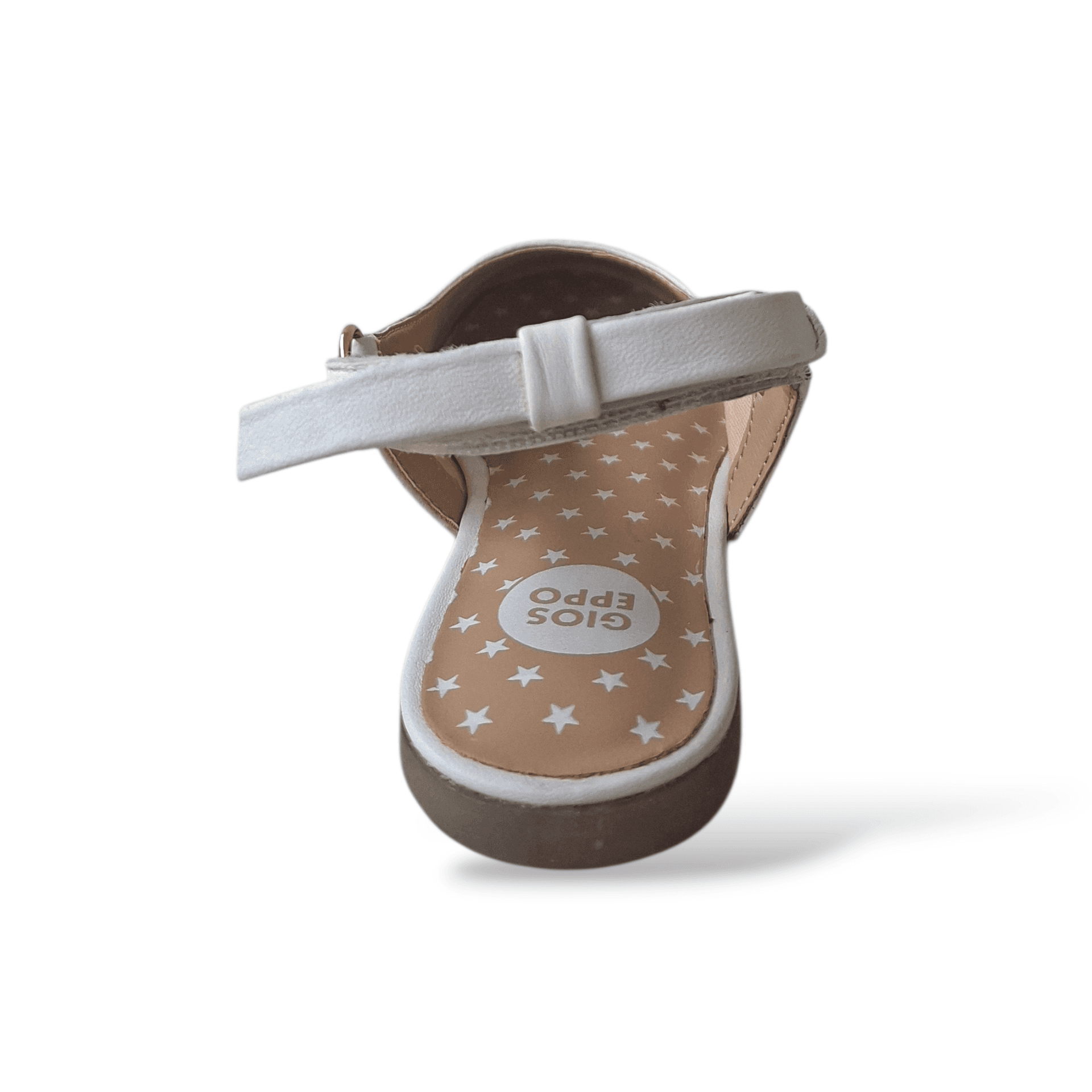 Ballerine bambina Gioseppo Bagley bianco pelle velcro slingback eleganti in Ballerine Scarpetteria Gica - Trani, commercioVirtuoso.it