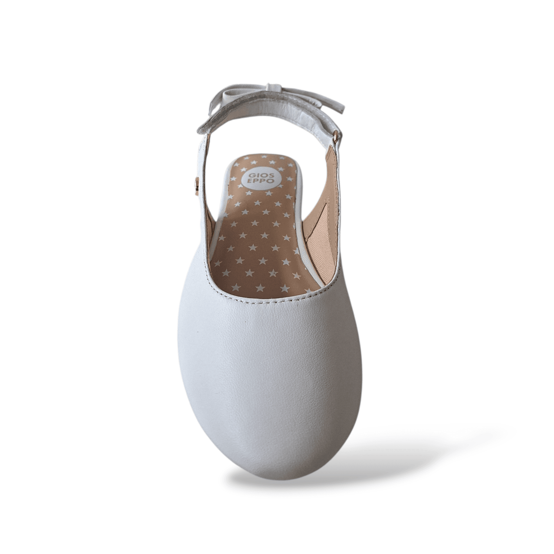 Ballerine bambina Gioseppo Bagley bianco pelle velcro slingback eleganti in Ballerine Scarpetteria Gica - Trani, commercioVirtuoso.it