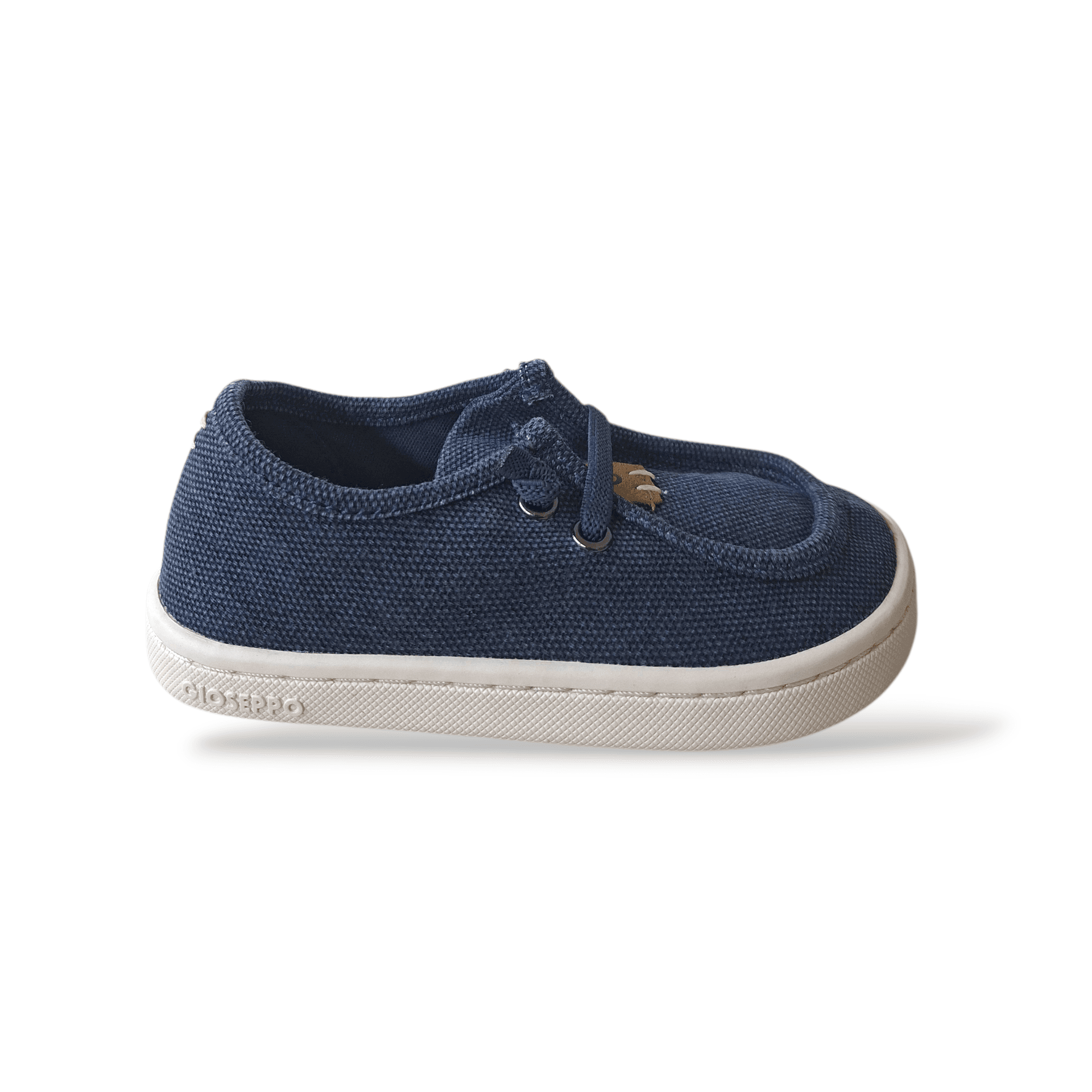 Sneakers Bambino Gioseppo Bulh | Tela Blue Jeans Stile Paraboot Lacci Elastici Casual - 6